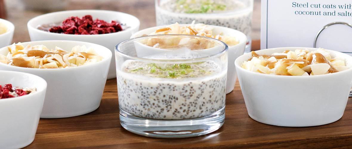 Key lime overnight oats med Chia