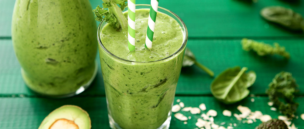 Muslismoothie med appelsin