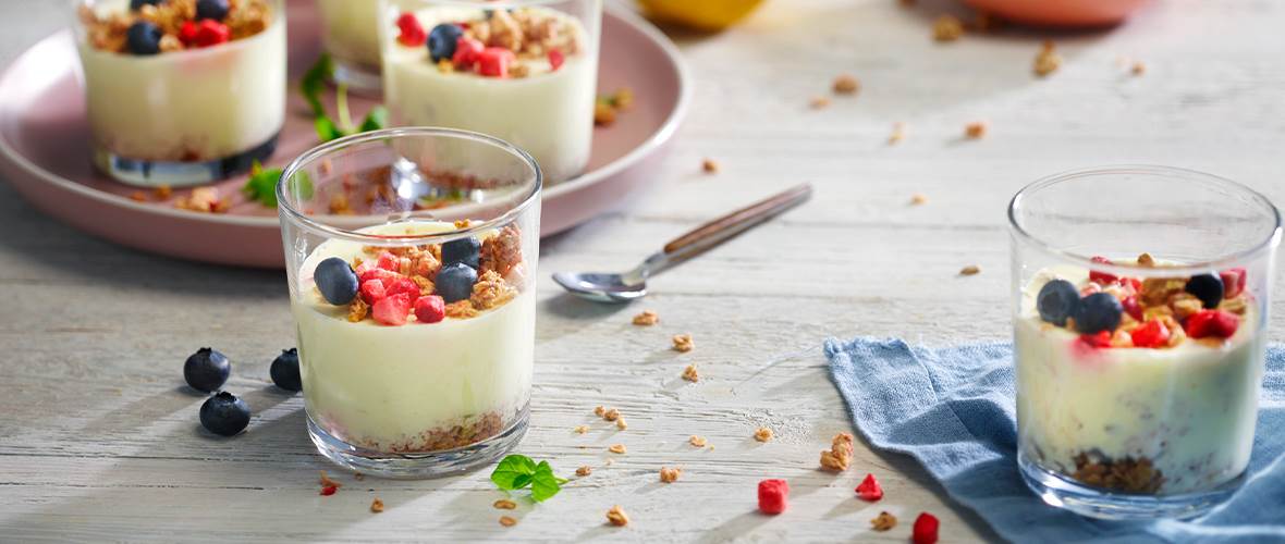 Sitronkake med granola